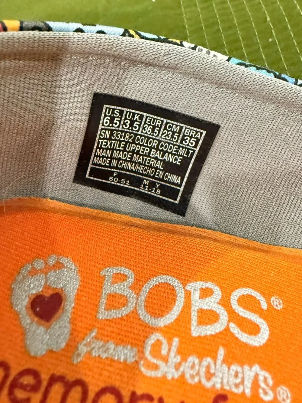 BOBS from Skechers colorful dog